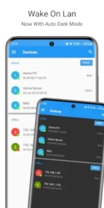 wake on lan android theme