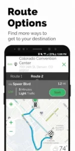 mapquest multi stop route interface
