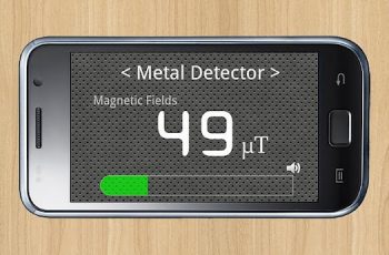Metal Detector – The accuracy depends entirely on your magnetic sensor