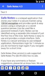 Safe Notes