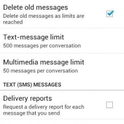 Android 4.1 JB Messaging SMS