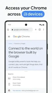 chrome android sync