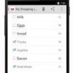 Shopping List – Organise your shopping lists