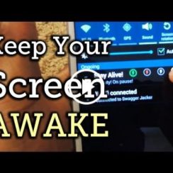 Stay Alive – Your screen will never go back to sleep until you want it to