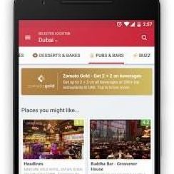 Zomato – Gives you restaurant recommendations around you