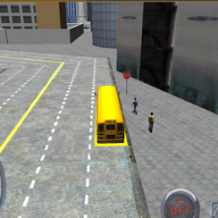 Schoolbus driving