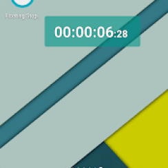 Floating Stopwatch – Will float over all your running apps and over your lock-screen