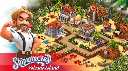 Shipwrecked Volcano Island