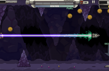 Flop Rocket – Pilot your rocket through a cave filled with stalactites