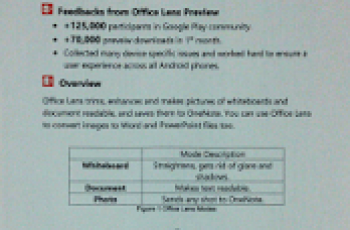 Office Lens – Increase your productivity by eliminating time spent looking for documents