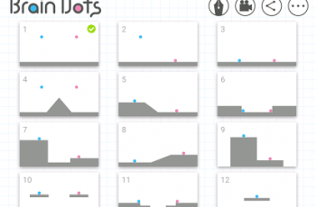 Brain Dots – Draw lines and shapes freely to move and roll the balls