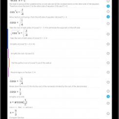 MalMath – Math problem solver with step by step description and graph view