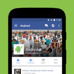 Folio for Facebook – Built around the lite Facebook mobile site