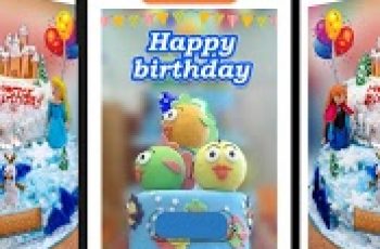 Name Photo on Birthday Cake