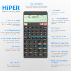 HiPER Scientific Calculator – Has many more functions