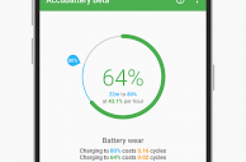 AccuBattery – Monitor how much battery your device is using