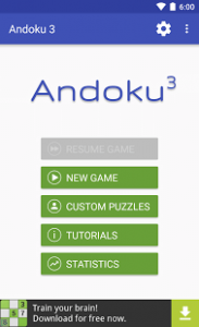 Sudoku Andoku 3