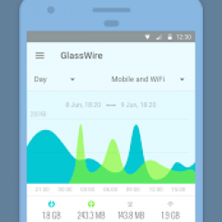 GlassWire – Makes it easy to monitor your mobile data usage
