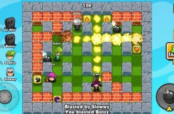 Bomber Friends – Collect powerups to get more powerful bombs