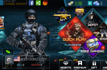 Overkill Strike – Customized weapon to play with global players on portable device