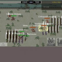 The Samurai Wars – You can command your troop and use tactical skill