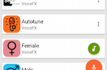 VoiceFX – Transform your voice and your musics with audio effects