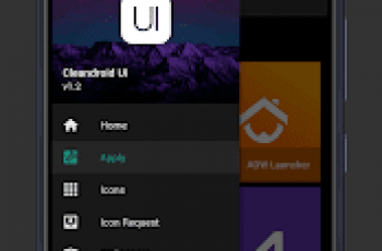 Cleandroid UI – Requires a custom android launcher
