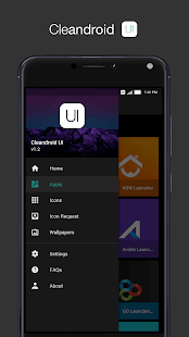 Cleandroid UI