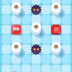 Soap Dodgem – Slide the soap squad and clear your enemies