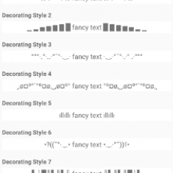 Cool Fancy Text Generator – Helps convert normal text to different stylish cool text