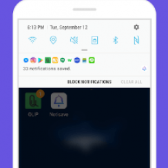 Notisave – Saves notification messages shown on Noti-bar
