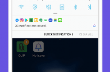 Notisave – Saves notification messages shown on Noti-bar