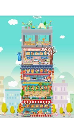 Solitaire Cooking Tower