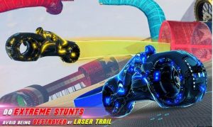 Tron Bike Stunt Racing 3d