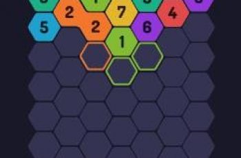 UP 9 Hexa Puzzle – Simply slide up hexagons with numbers on the honey grid