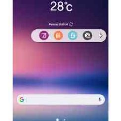 Floating Bar LG V30 – Gives you quick access to your favourite apps and tools