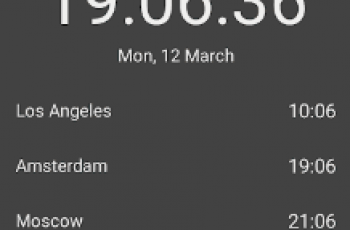 Simple Clock – Enable displaying times from other timezones