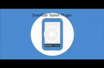Snackbar Tasker Plugin – Create material design menus and snackbars anywhere