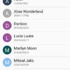 Address Book and Contacts – Contacts view can be changed with ease