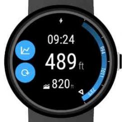 Altimeter for Wear OS – View your current altitude and vertical speed