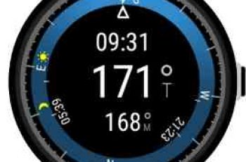 Compass for Wear OS – True direction considering local magnetic variation