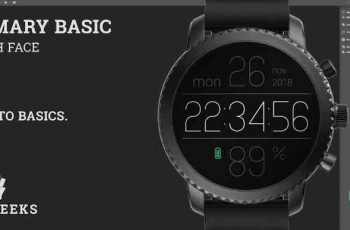 Primary Basic Watch Face – Focuses on readability and essential features
