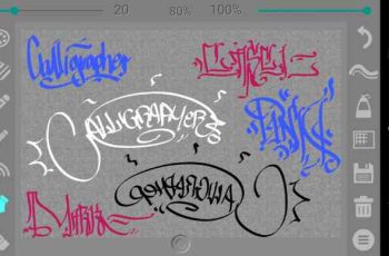 Calligrapher – Creating calligraphic prints and drawings