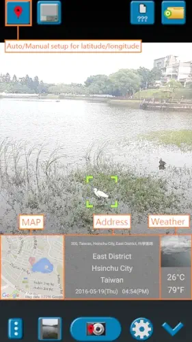 GPS Map Camera geotagging workflow