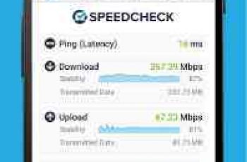 Speedcheck – Schedule periodic speed tests to monitor your internet speed