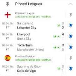 SofaScore Live Score – Gives you live coverage for all leagues