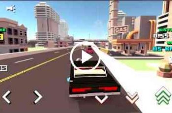 Blocky Car Racer – Jump into muscle car and hit the road