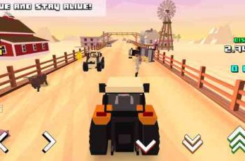 Blocky Farm Racing – Check how far you can drive without crash in Race mode