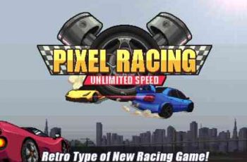 Pixel Racing – Dodge incoming Vehicles and Move as far as you can
