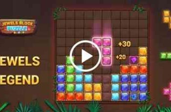 Block Puzzle Jewels Legend – Try to clear more lines